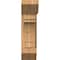 Ekena Millwork Merced Slat Smooth Bracket w/ Offset Brace, Western Red Cedar, 7 1/2"W x 20"D x 28"H BKT0806X20X28MRC06SWR - alternate 3